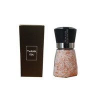 LIN 히말라야 핑크소금 답례품 결혼식 돌잔치, 1개, 5.블랙박스+소금그라인더200g(감사합니다)20개이상