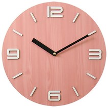 [티앤북] 입체 무소음 벽시계 소형, 020