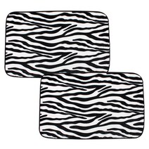 쇼핑테그 발매트 2개입, 지브라