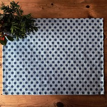 RMDF 테이블 매트 [린넨도트], 블루