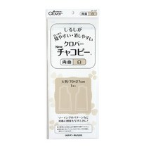 [크로바] NEW 챠코페이퍼-양면, 흰색, 1개