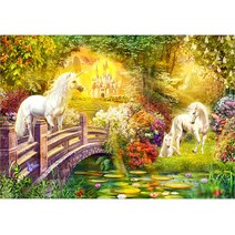KOV9671881000피스 직소퍼즐 유니콘 황혼의 정원, 1개