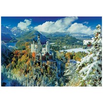 애드원 1000p 슈반스타인성의 설경 직소퍼즐, 1개, 1000피스