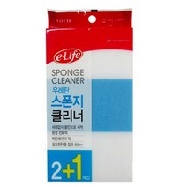 이라이프 우레탄스펀지클리너, 3개입, 4개