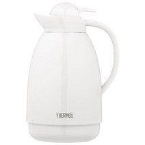 Thermos 배큠 카라페 보온보냉주전자1L, 1L, White