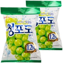 롯데제과 청포도캔디, 323g, 2개