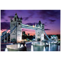 애드원 타워브릿지 퍼즐, 1,000p, 혼합 색상, 1000피스