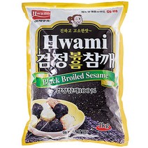 [화미] 검정볶음참깨, 1kg, 봉지형, 1개