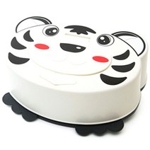 리빙 푸시 물티슈케이스 백호, 1개