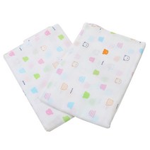 베이비베어 헤드베어 사각 천 기저귀, 혼합색상, 2장