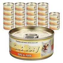 캣토리 고양이 캔, 참치 + 치어 혼합맛, 24개