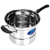 리빙아트 스텐 찜국수냄비18cm 스텐냄비 파스타냄비, 18cm찜국수냄비, 1개