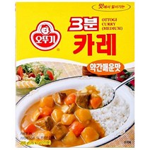 오뚜기 3분 카레 약간매운맛, 200g, 12개