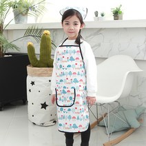 베베슈에뜨 숲속우리집 방수앞치마 + 두건 세트