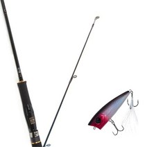 원다 아발론 스피닝 루어 낚싯대 702M + 다미끼 디팝 70 하드베이트 루어 271H BS CRYSTAL, 1세트