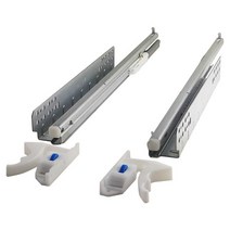 철물코리아 특수 언더레일 3단 댐퍼 400, 혼합 색상