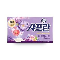 샤프란 아로마시트 섬유유연제 후레쉬 드림 본품, 2개, 30매
