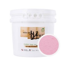 [이오세라믹] 바르는 천연 황토벽지 핑크 10L