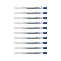 미쯔비시 스타일핏트 유성잉크 리필심 SXR-89-05 0.5mm, 블루, 10개입