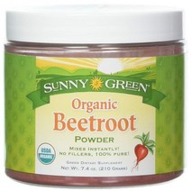Sunny Green 오가닉 비트루트 파우더, 210g, 1개