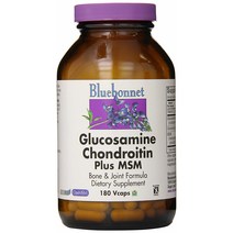 블루보넷 글루코사민 콘드로이틴 플러스 MSM 글루텐 프리 무설탕 브이캡, 180개입, 1개, 180정
