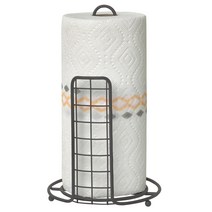 스펙트럼 그리드 페이퍼 타월 홀더 키친타올걸이 홀더 31.8 x 18.4 x 19.1cm, Industrial Gray, 1개