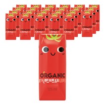 오가닉 레드비트&배&토마토 야채혼합주스, 125ml, 24개