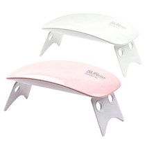 유키 썬 미니 젤네일 램프 6w, 핑크, 1개