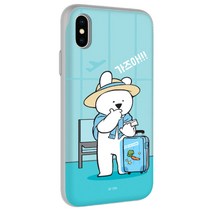 오버액션토끼 카드 슬라이드 범퍼 휴대폰 케이스