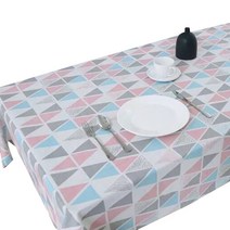 비케이 북유럽 정원 느낌 코튼 테이블 보, 11, 120 x 120 cm