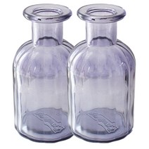 모리앤 바이올렛세로줄유리병, 연보라, 2개