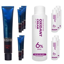 웰라 뉴콜레스톤 퍼펙트 퓨어컬러 염색제 80g + 산화제 100ml, 옐로우 8/3, 6세트