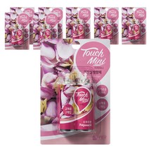 리빙굿 터치미니 화장실 방향제 리필 향기로운 포푸리, 13ml, 8개입, 꽃향