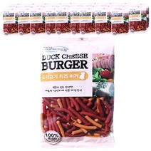 펫더맨 치즈버거 100g, 오리고기, 30개
