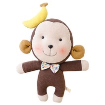 난쟁이똥자루 바나몽 인형 만들기, 밤색, 1개