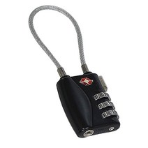 HICKIES 3중번호잠금 와이어자물쇠 TSA 블랙