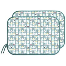 더자리 차량용 암막 햇빛가리개, 위트래빗, 2개