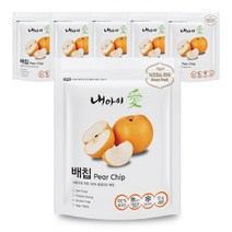 내아이애 동결건조 과일칩, 12g, 6개, 배