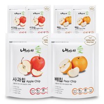 내아이애 동결건조 과일칩 세트, 사과 3p + 배 3p, 1세트