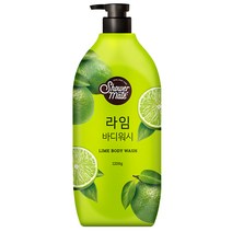 샤워메이트 내추럴 바디워시 라임, 1.2kg, 1개