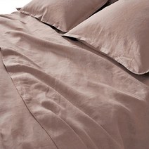라흐두뜨 린넨 단색 심플 홑이불, taupe brown