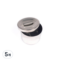 네일아트 시험용 원통 위생저 솜통 5.5 x 5.5 cm, 5개