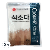 햇살나래 식소다, 1kg, 3개