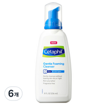 세타필 젠틀 포밍 클렌져, 236ml, 6개