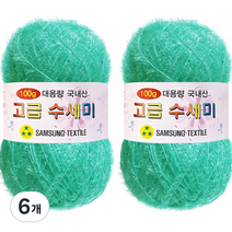 yarna 대용량 고급수세미 164 민트 100g, 164(민트), 6개, 1개입