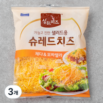 상하치즈 샐러드용 슈레드 치즈, 210g, 3개