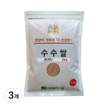 대한농산 수수쌀, 3개, 3kg