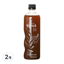 청담식초 바나나식초, 650ml, 2개