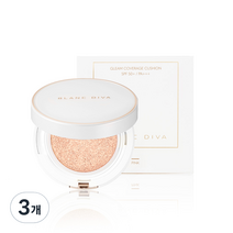블랑디바 글림 커버리지 쿠션 파운데이션 팩트 13g, 13호 화이트, 3개