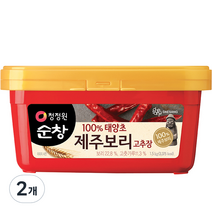 대상 청정원 순창 제주보리 고추장, 1.5kg, 2개